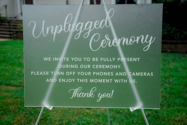 Unplug ceremony