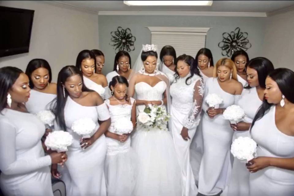 Bride and Bridal Party