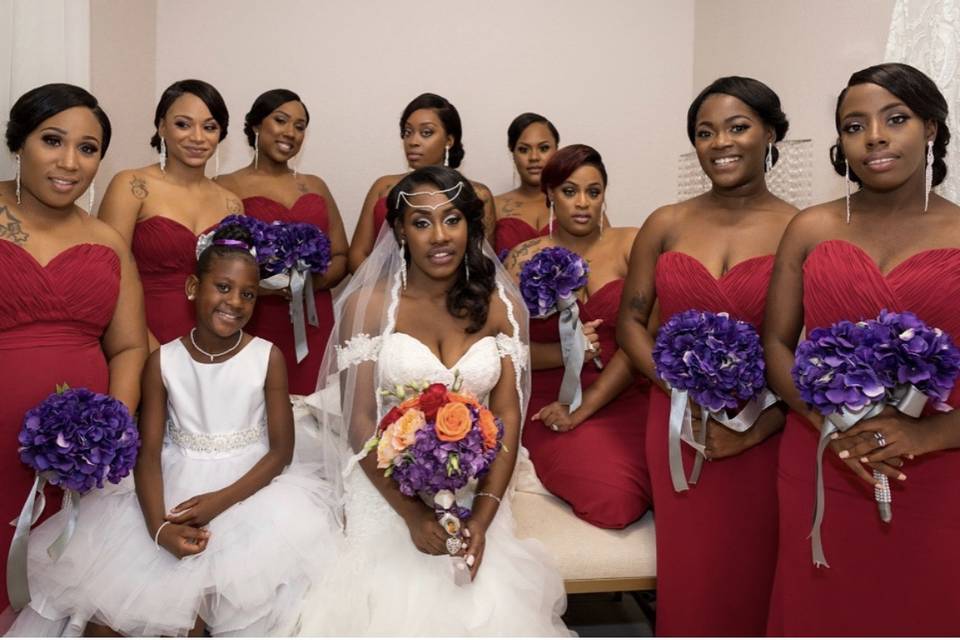 Bride and Bridal Party