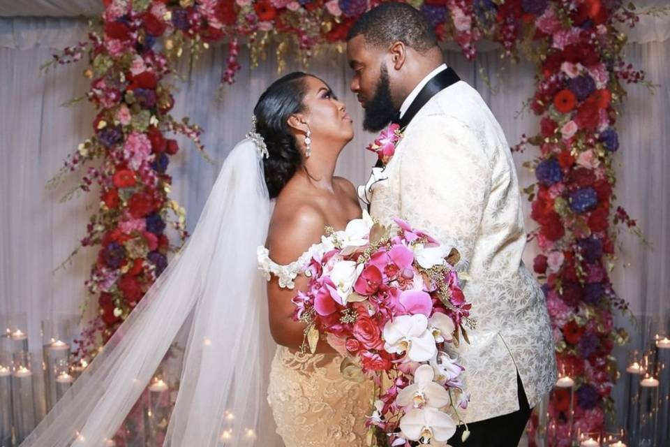 Bride and groom
