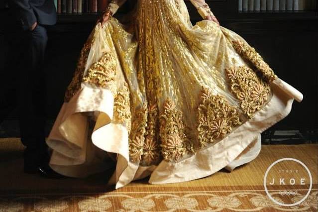 A princess in gold