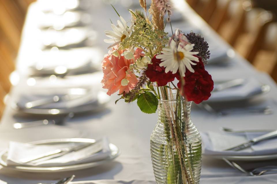 Farm wedding simplicity