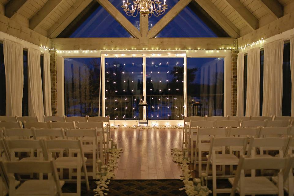 Indoor ceremony