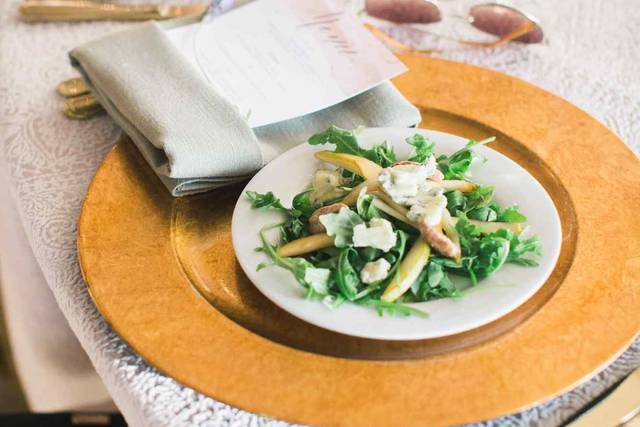 Plated salads