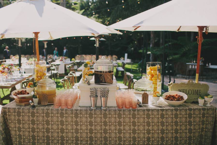 Welcome beverage stations to refresh your guests