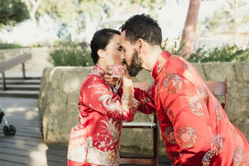 Beautiful chinese wedding ceremony, photo by kristen victoria