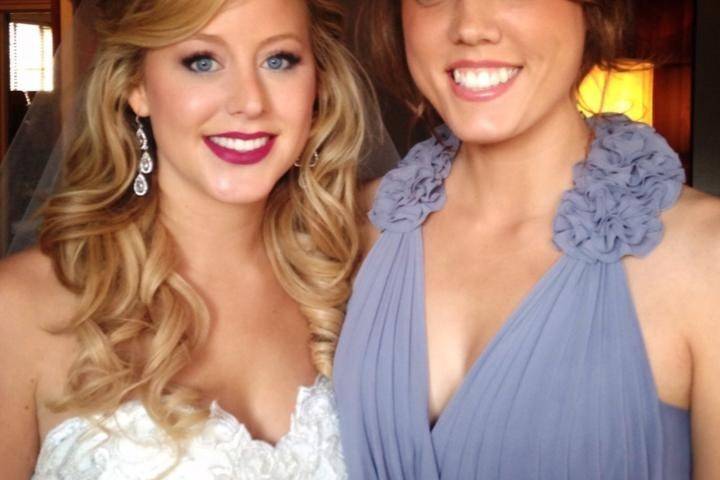 Bride and friend