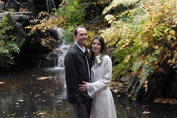 Sabrina and Tony...An Autumn day in Central Park.