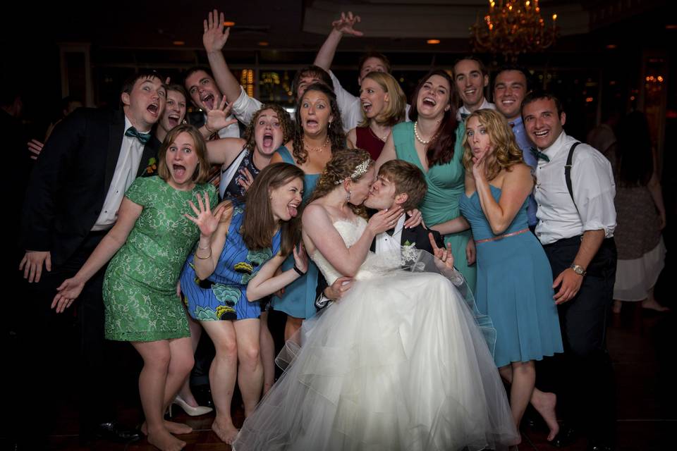 Bride & Groom wedding party