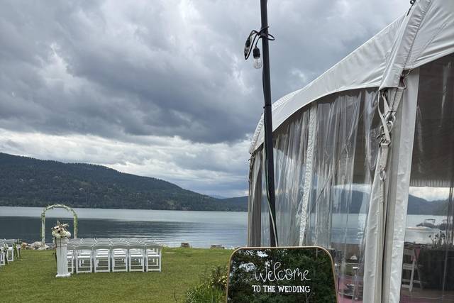 Colorful Wedding, Whitefish MT