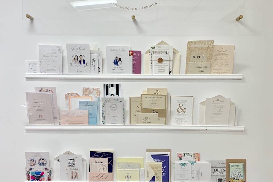 Invitation Display Wall