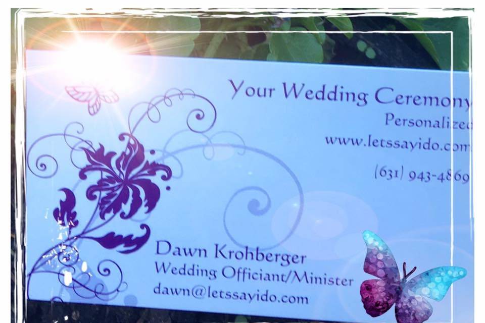 Let's Say I Do Wedding Ceremonies