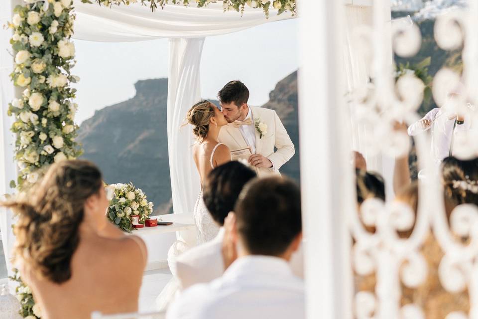 Santorini wedding