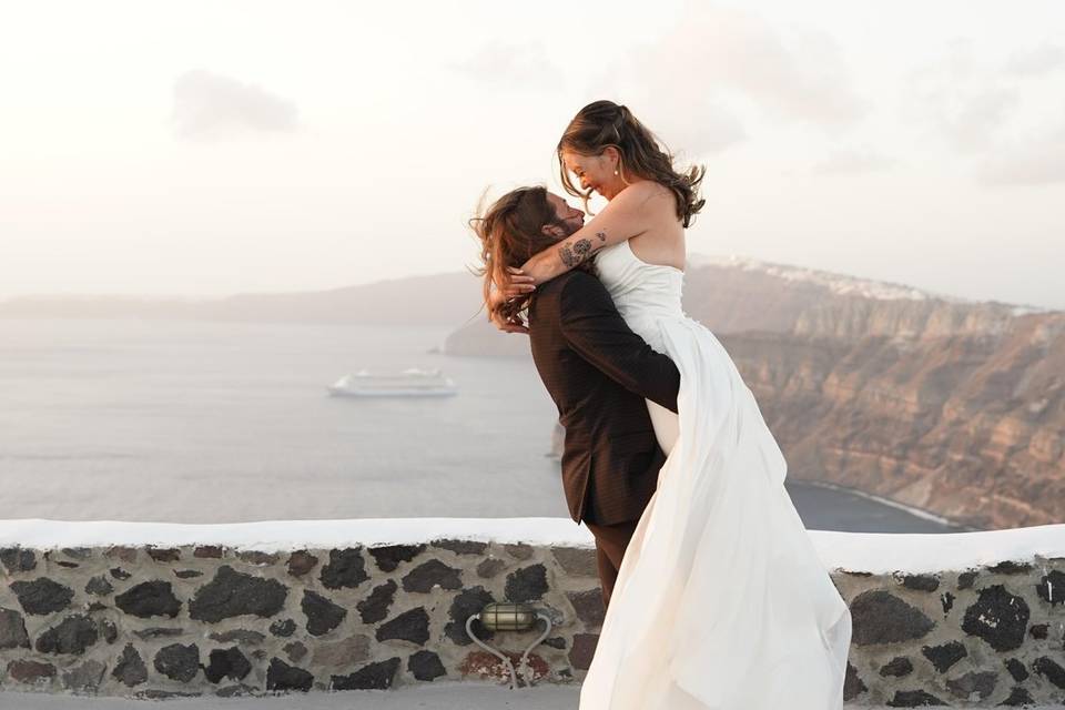 Cliff couple's photo session