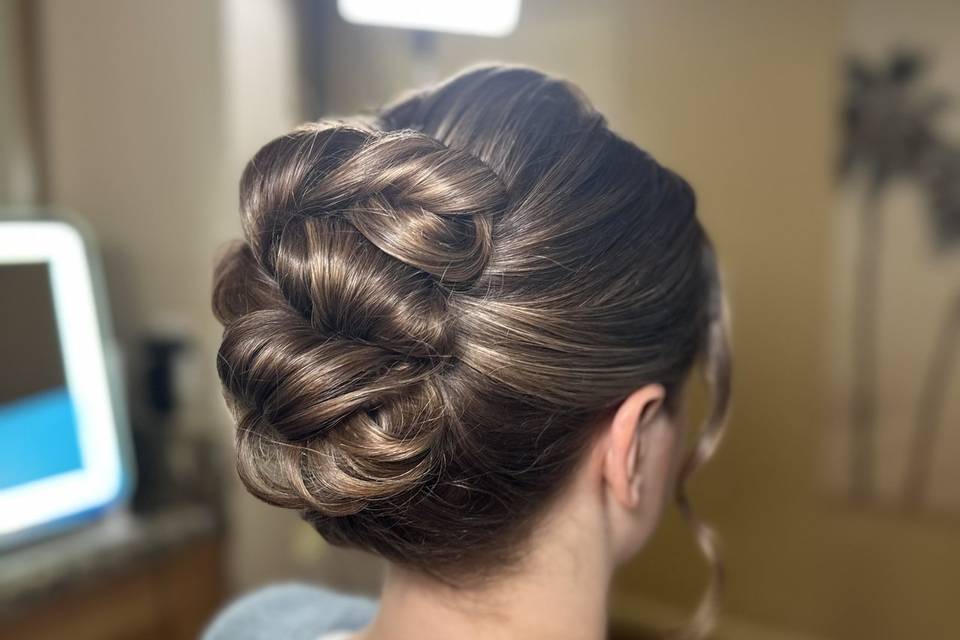 updo hairstyle