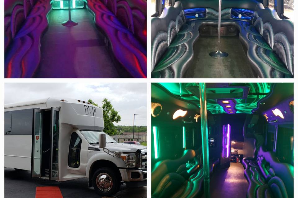 26 passenger Party Limo Bus #9