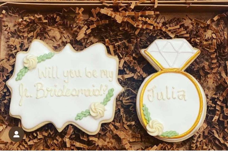Bridesmaid Cookie Set