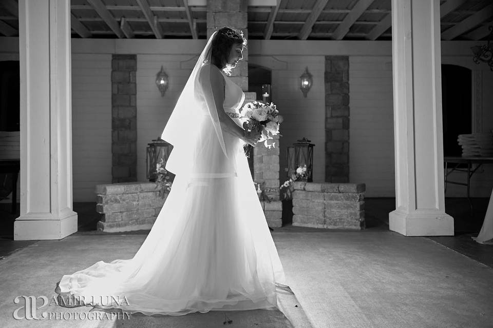 Bride in Pavilion