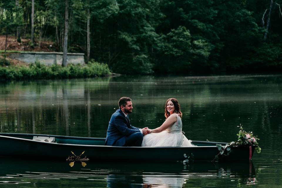 Couple in Canoe