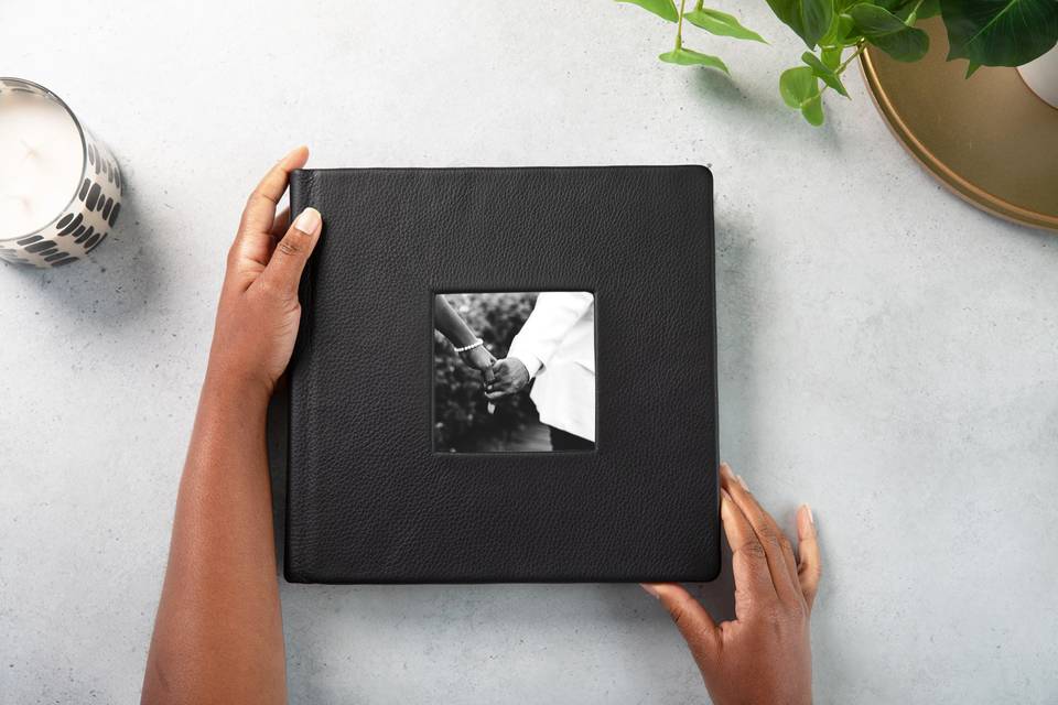 10x10 Black Premium Leather