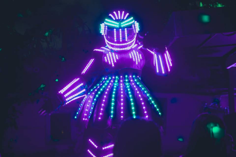 LED Party Robot