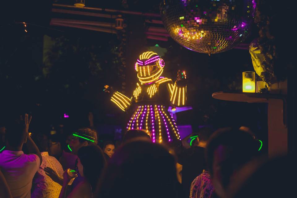 LED Party Robot