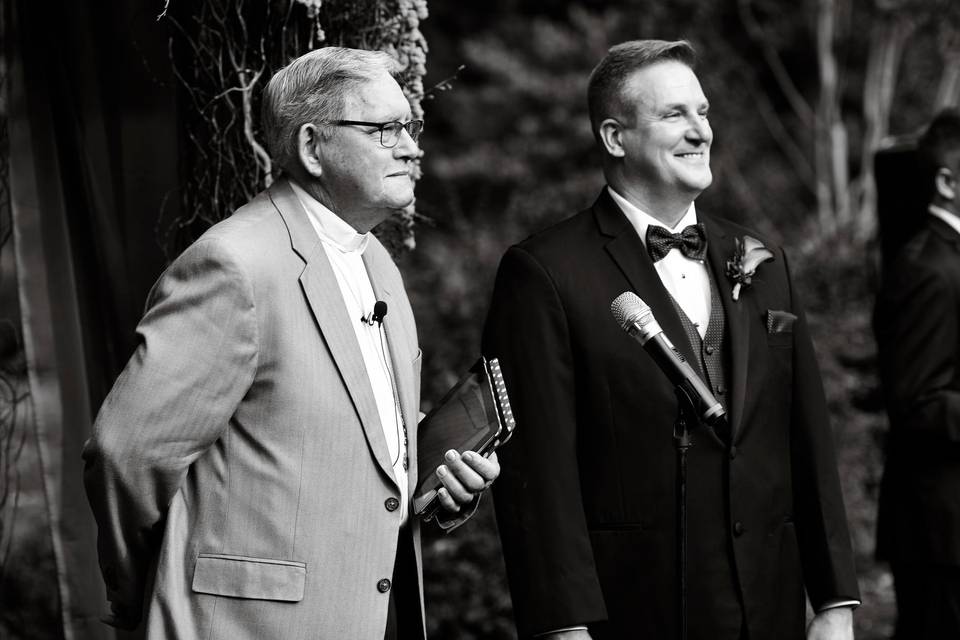 Groom Awaits Bride