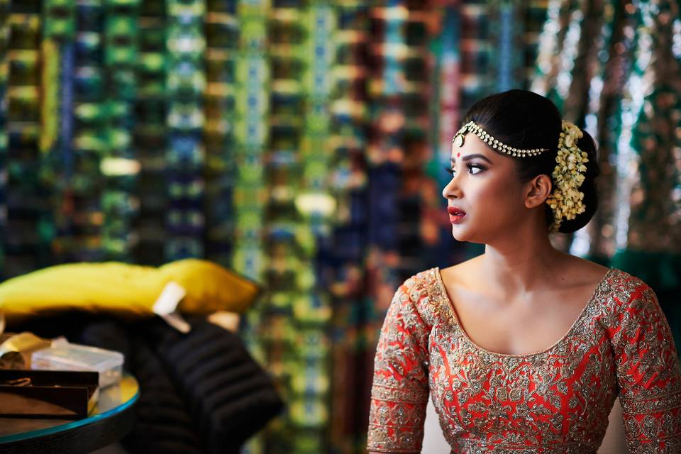 Bride Getting Ready