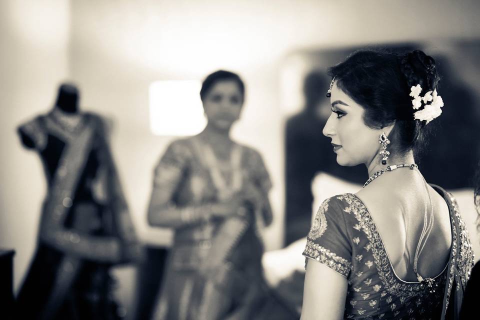 Bride Getting Ready