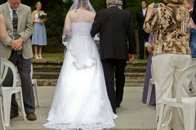 Father escorting the Bride