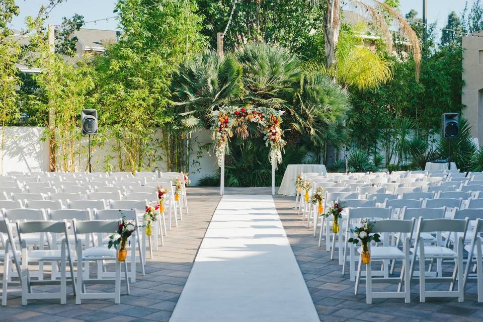 Palm Terrace - Rustic Ceremony
