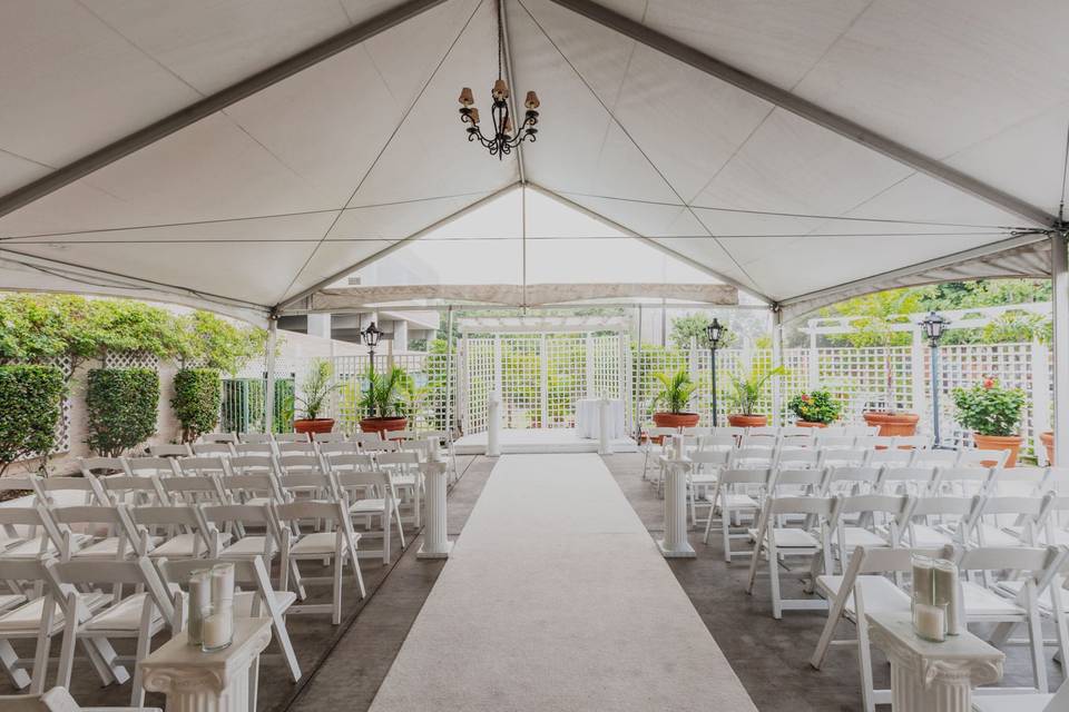 Monarch patio - ceremony