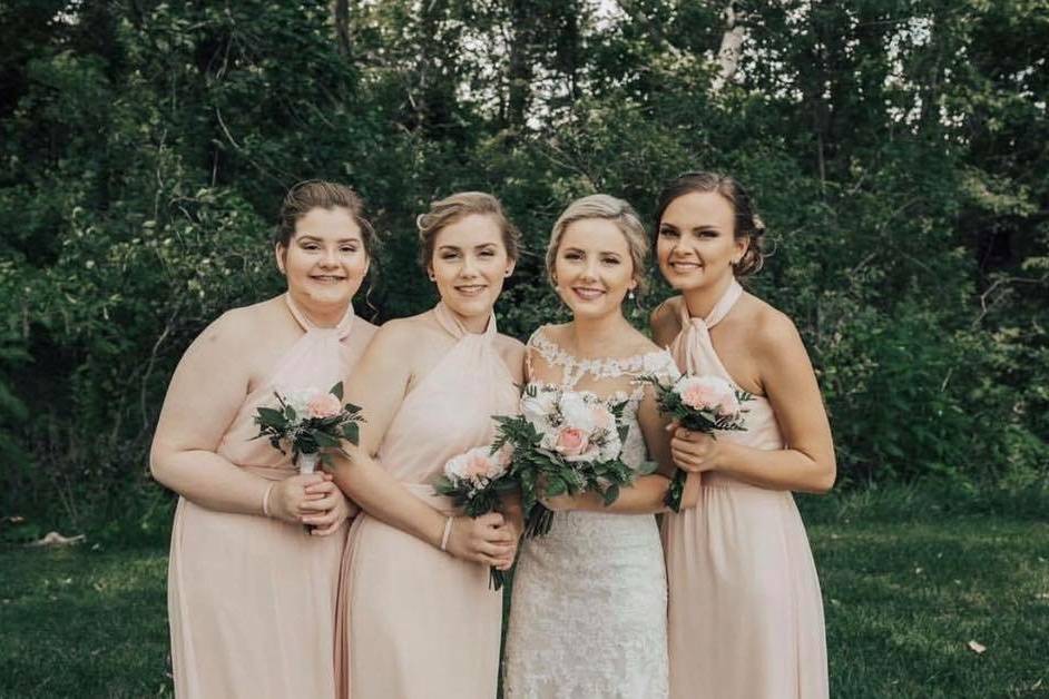 The bridesmaids