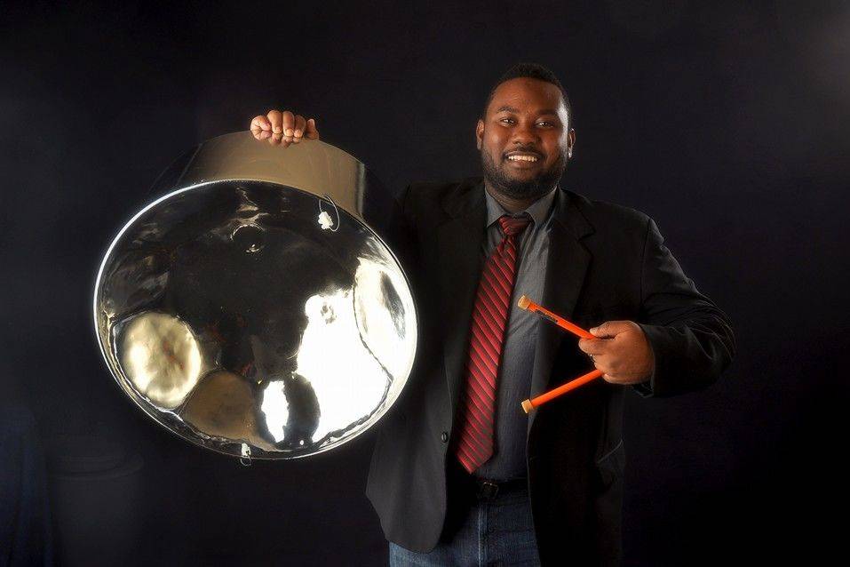 Wedding steelpan photoshoot