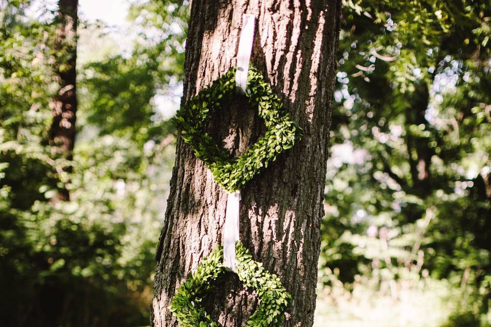 Wedding tree decor