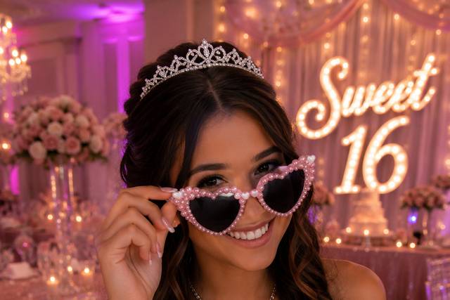 Pink Pearl Sunglasses