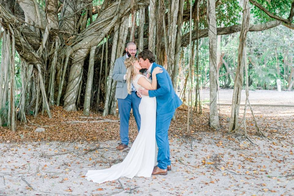 Special Ceremony Under Trees