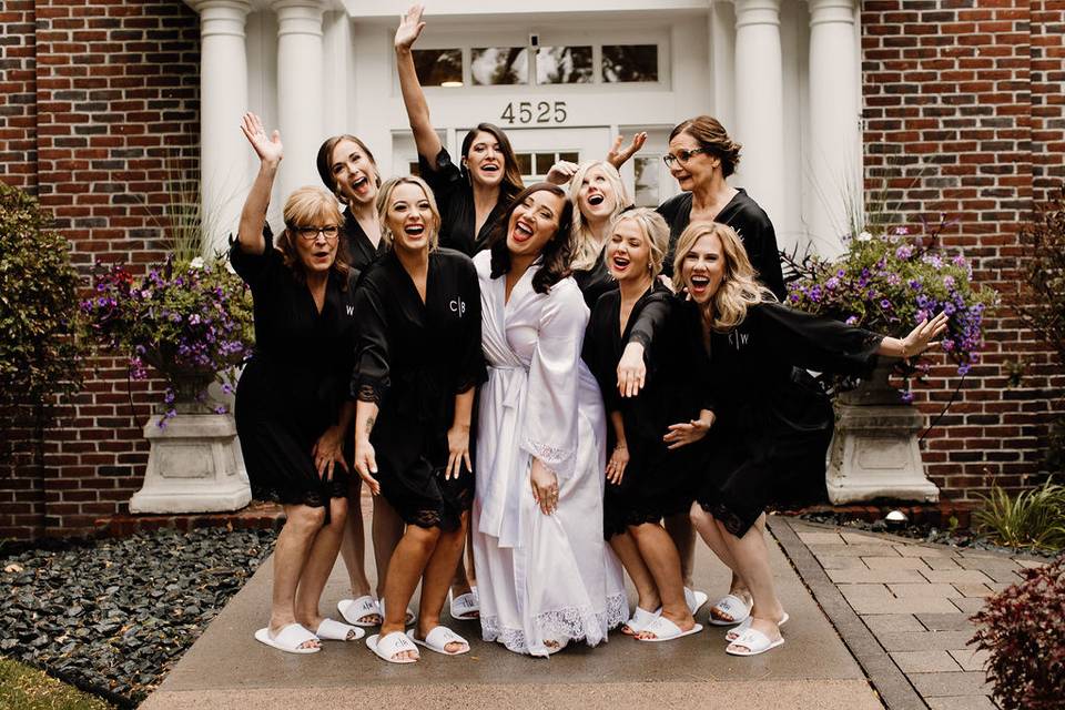 Bridal Party at Front Entry