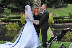 Officiant heading the ceremony