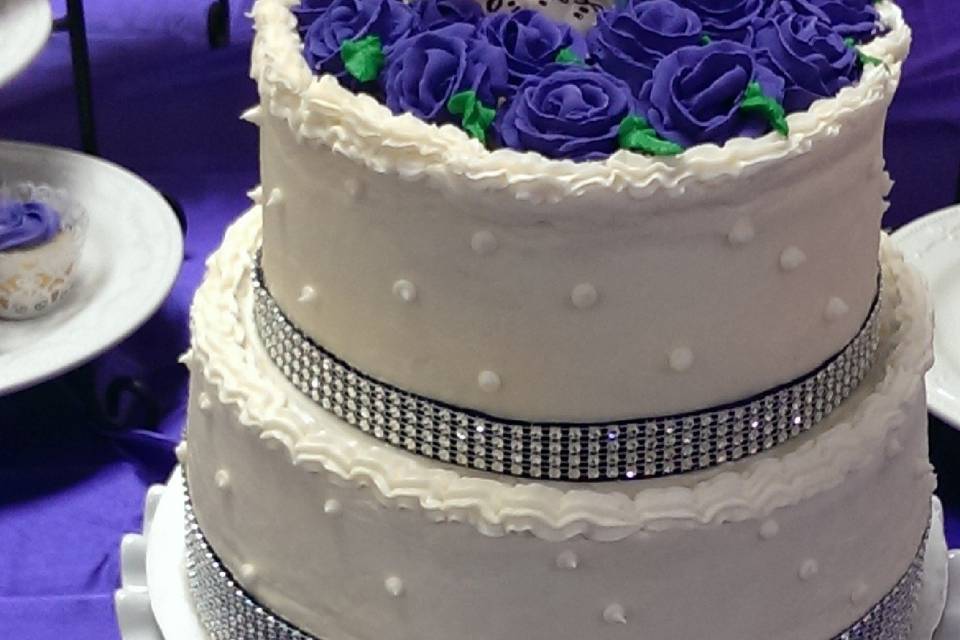 multiple layered cake