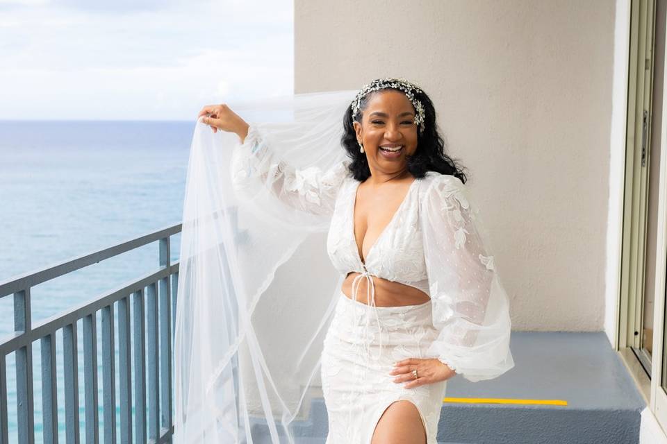Dawn wedding day