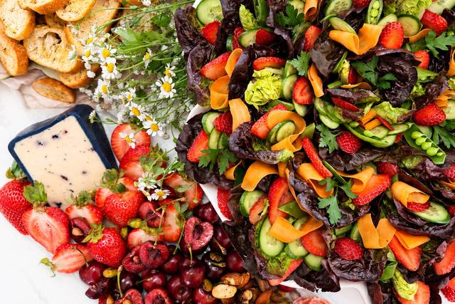 Seasonal salad and board