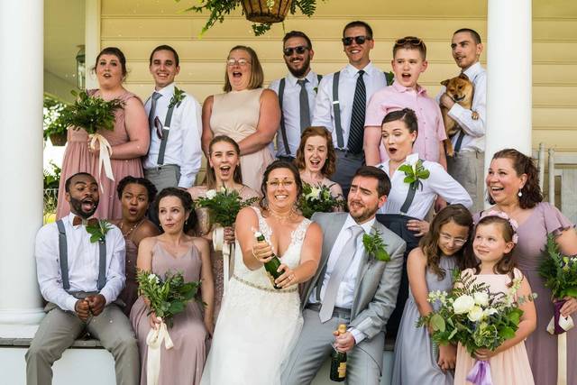 Group celebrating Pennsylvania