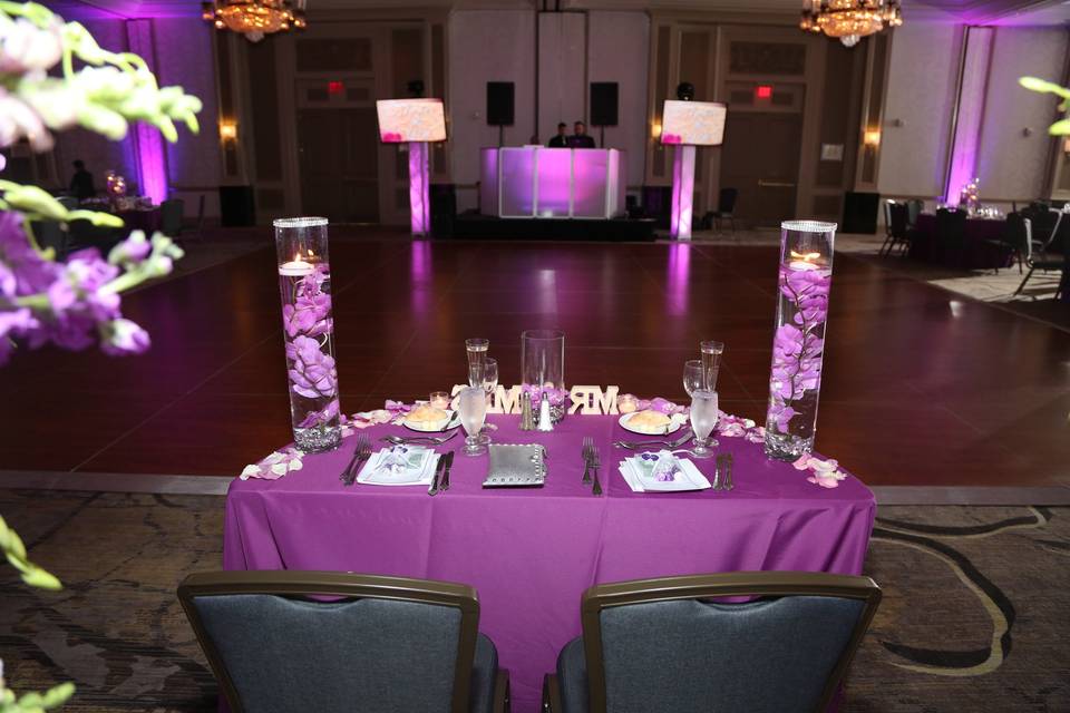 Sweetheart table