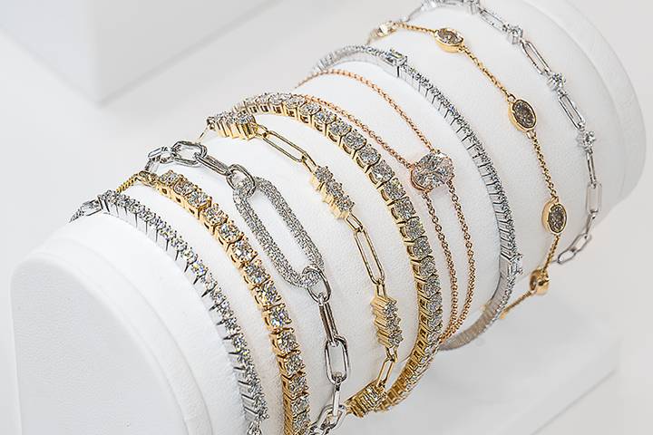 Lab-Grown Diamond Bracelets