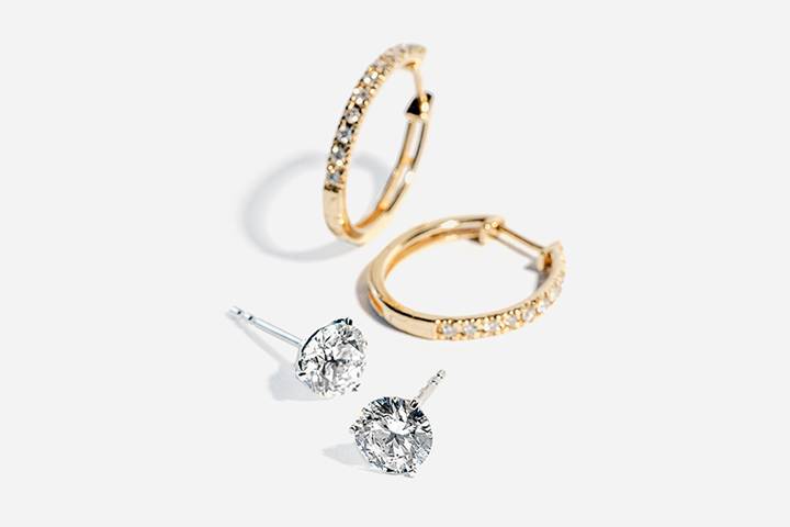 Lab Diamond Earrings