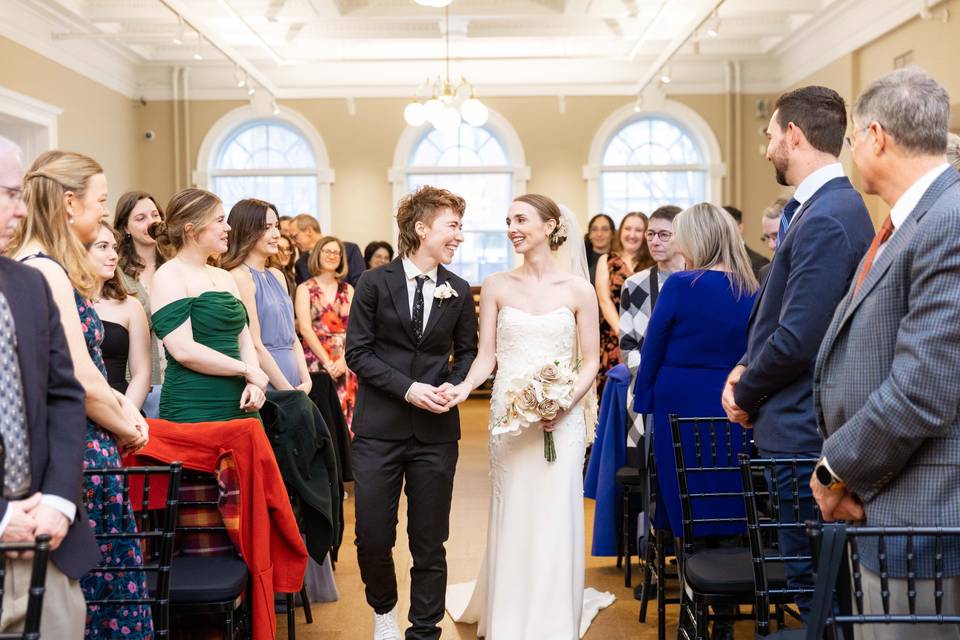 Ceremony in Main Lobby