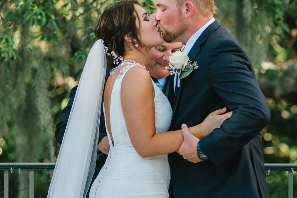 Wedding kiss