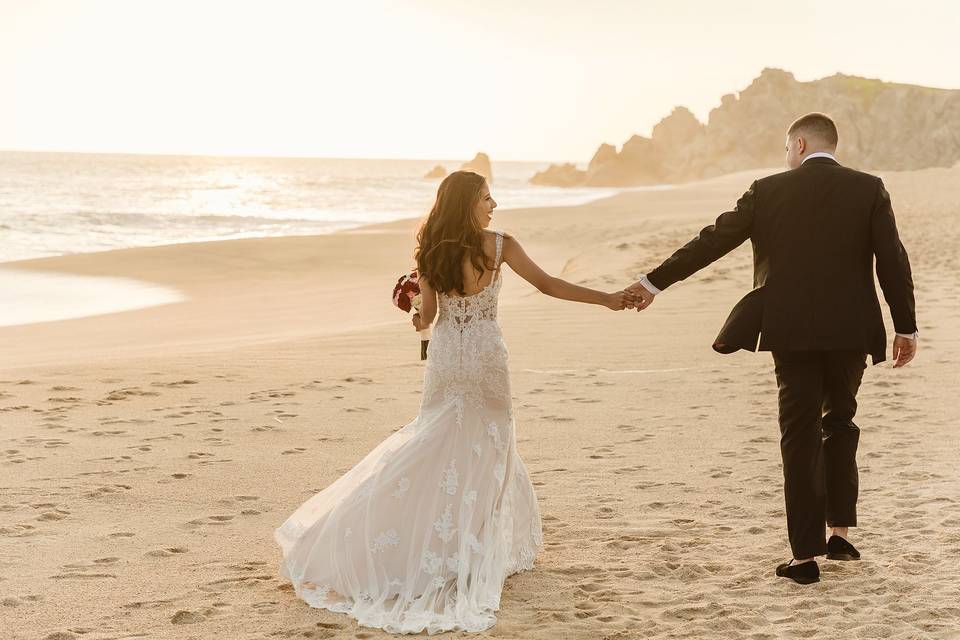 Walking on the Beach