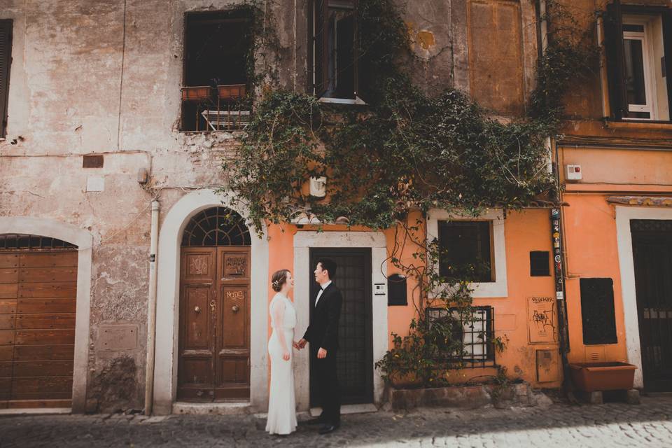 Destination wedding in rome